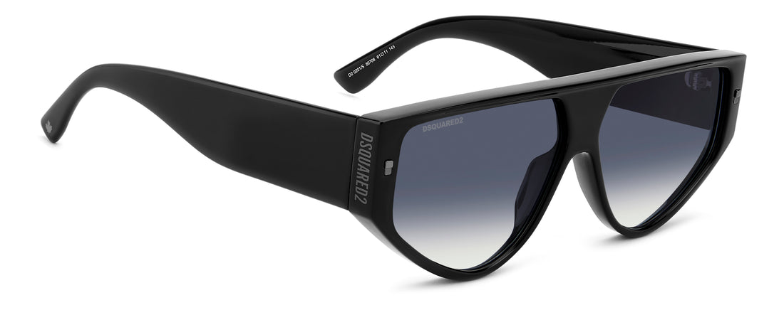 Lunettes de soleil dsquared2 d2 0201/s 807 08 negro other shape masculino taille 61mm - Vue détaillée