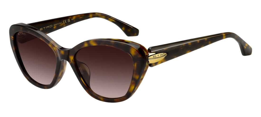 Óculos de sol etro 0133/f/s 086 ha havana butterfly femenino tamanho 55mm - Vista principal