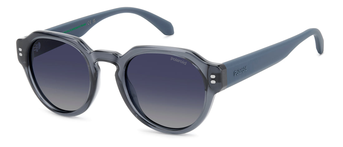 Óculos de sol polaroid pld 6249/s/x 09v z7 azul pantos masculino tamanho 50mm - Vista principal
