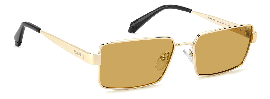 Sonnenbrillen polaroid pld 6255/s/x lpe mu dorado rectangular masculino größe 56mm - Detailansicht