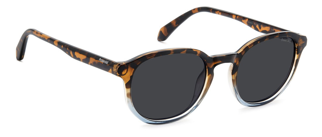 Sonnenbrillen polaroid pld 4195/s ipr m9 havana square masculino größe 51mm - Detailansicht