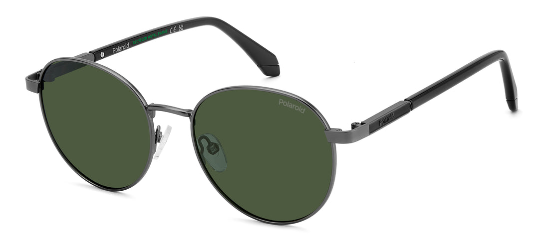 Sonnenbrillen polaroid pld 4197/s/x r80 uc plateado round masculino größe 53mm - Hauptansicht