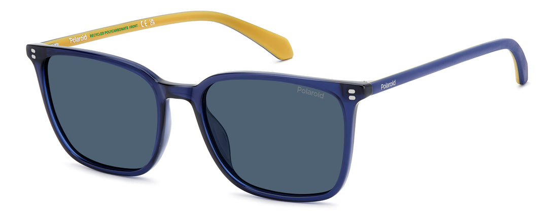 Gafas de sol polaroid pld 4207/s/x pjp c3 azul rectangular masculino talla 55mm - Vista principal