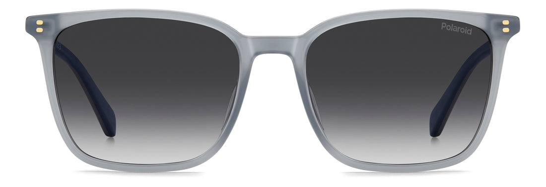 Óculos de sol polaroid pld 4207/s/x yb7 wj plateado rectangular masculino tamanho 55mm - Vista de detalhe