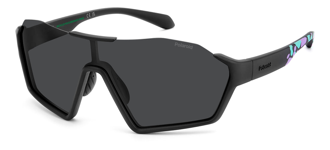 Óculos de sol polaroid pld 7062/s 003 m9 negro mask masculino tamanho 99mm - Vista principal