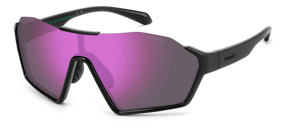 Óculos de sol polaroid pld 7062/s 807 ai negro mask masculino tamanho 99mm - Vista principal