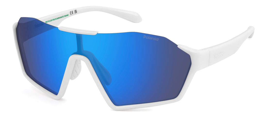 Sonnenbrillen polaroid pld 7062/s vk6 5x blanco mask masculino größe 99mm - Hauptansicht