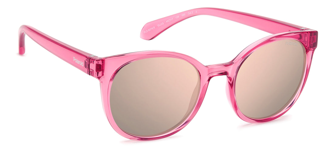 Sonnenbrillen polaroid kids pld 8076/s 35j jq rosa butterfly infantil größe 45mm - Detailansicht