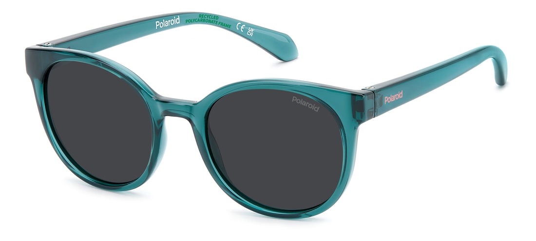 Sonnenbrillen polaroid kids pld 8076/s zi9 m9 verde butterfly infantil größe 45mm - Hauptansicht