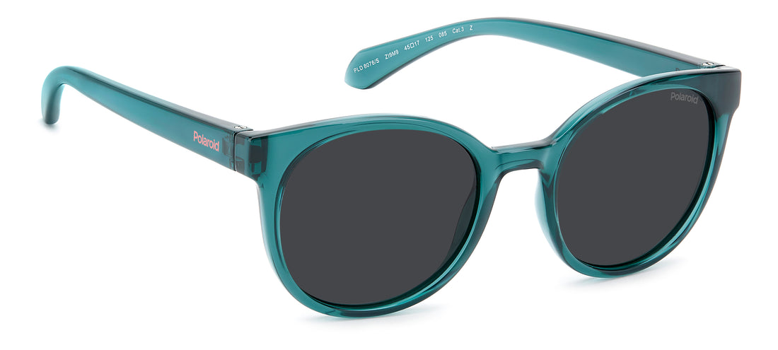 Sonnenbrillen polaroid kids pld 8076/s zi9 m9 verde butterfly infantil größe 45mm - Detailansicht