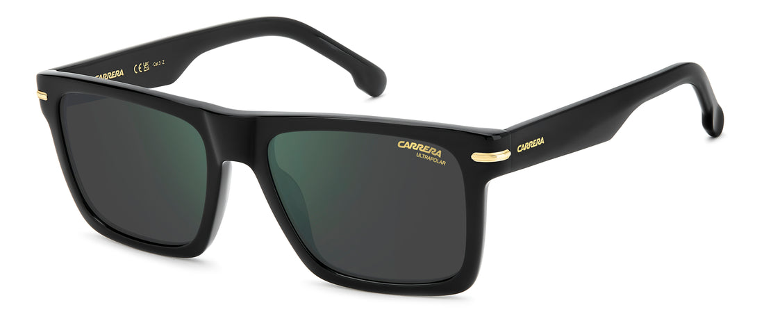 Sonnenbrillen carrera 378/s 807 q3 negro rectangular masculino größe 55mm - Hauptansicht