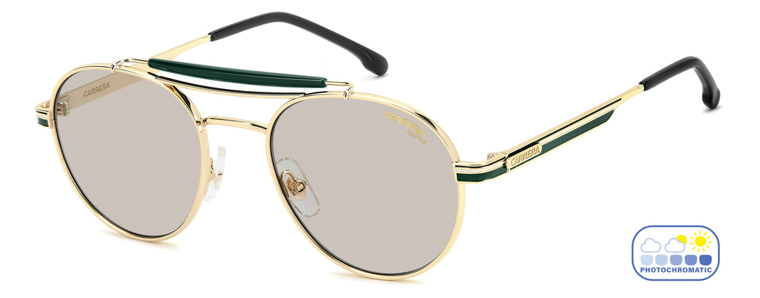 Gafas de sol carrera 381/s pef 7o dorado round masculino talla 52mm - Vista principal