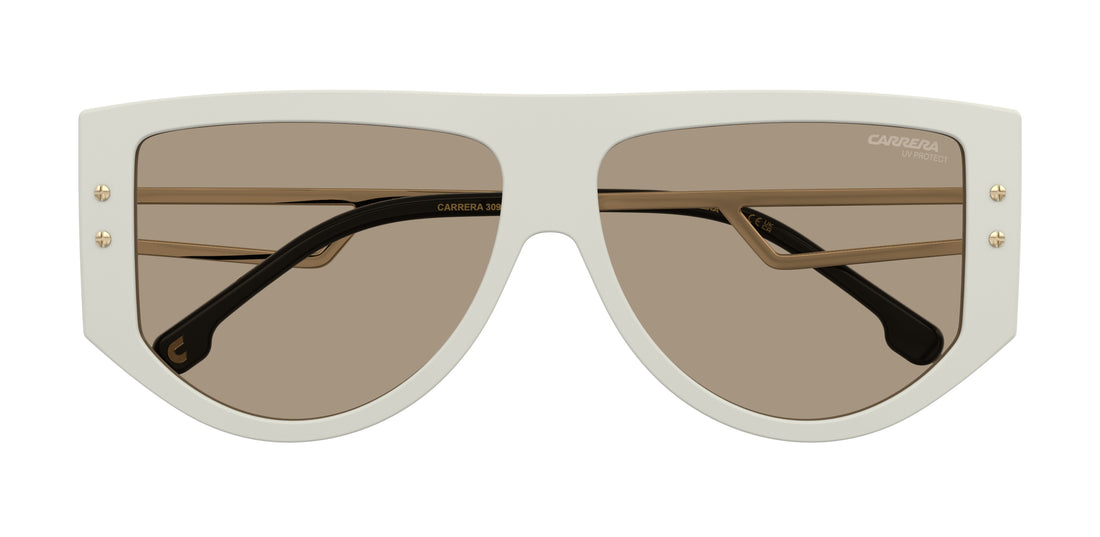 Gafas de sol carrera 3099/s szj 70 beige square femenino talla 59mm - Vista de detalle