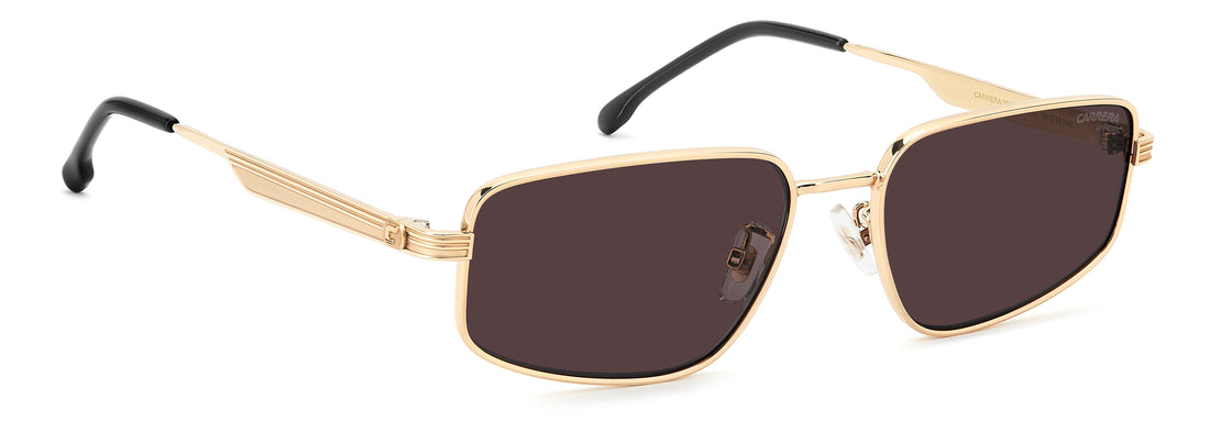 Occhiali da sole carrera 3087/s 000 k2 dorado rectangular femenino taglia 56mm - Vista dettagliata