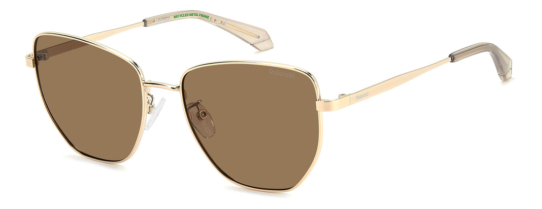 Sonnenbrillen polaroid pld 4204/g/s/x 01q sp dorado square femenino größe 56mm - Hauptansicht