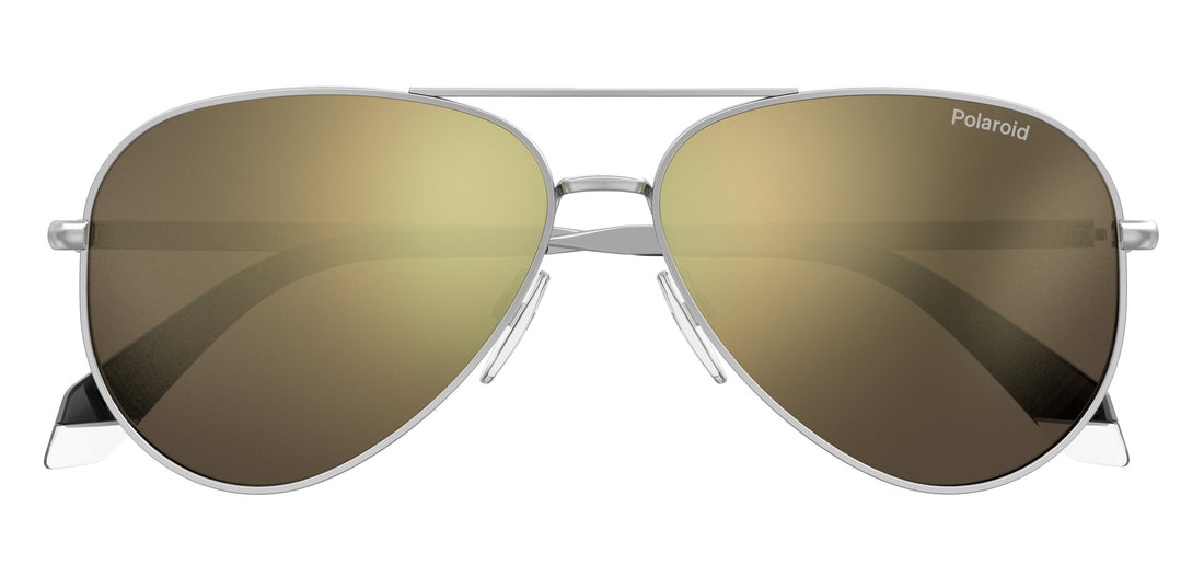 Sonnenbrillen polaroid kids pld 8073/s 010 lm plateado pilot infantil größe 55mm - Detailansicht