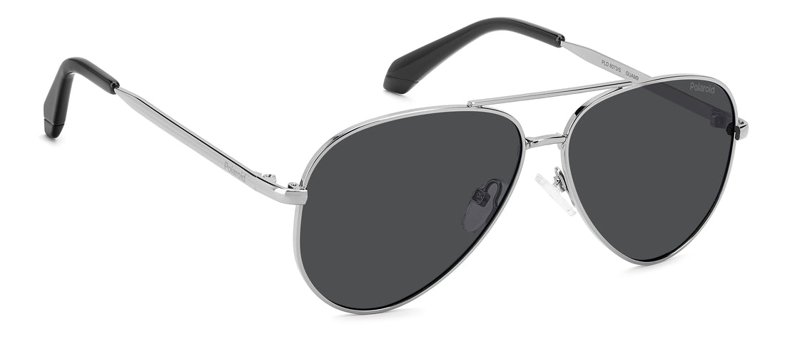 Sonnenbrillen polaroid kids pld 8073/s gua m9 plateado pilot infantil größe 55mm - Detailansicht