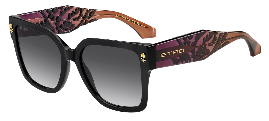 Óculos de sol etro 0127/s afo 9o violeta square femenino tamanho 57mm - Vista principal