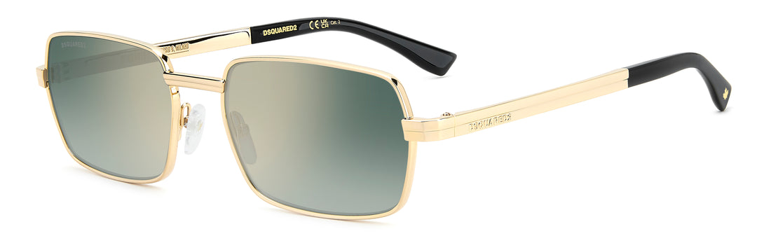 Occhiali da sole dsquared2 d2 0192/s 000 ez dorado oval masculino taglia 58mm - Vista principale