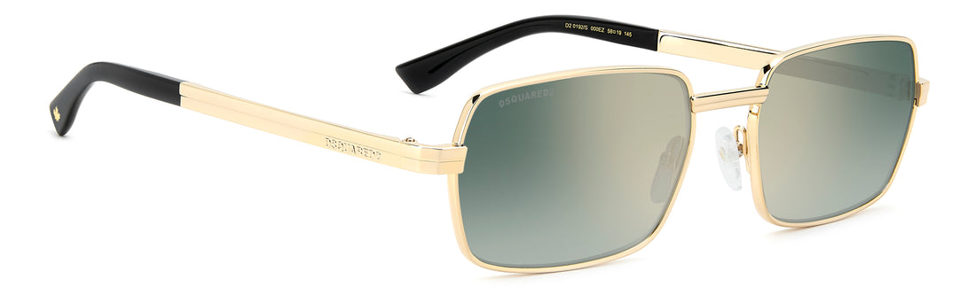 Occhiali da sole dsquared2 d2 0192/s 000 ez dorado oval masculino taglia 58mm - Vista dettagliata