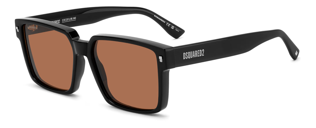 Occhiali da sole dsquared2 d2 0202/g/s 807 70 negro square masculino taglia 58mm - Vista principale
