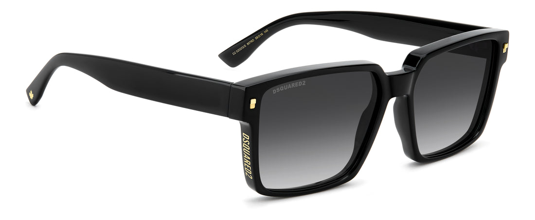 Gafas de sol dsquared2 d2 0202/g/s 807 9o negro square masculino talla 58mm - Vista de detalle