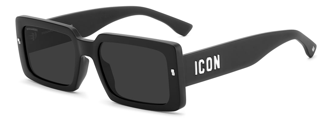 Occhiali da sole dsquared2 icon 0029/s 003 ir negro rectangular masculino taglia 55mm - Vista principale
