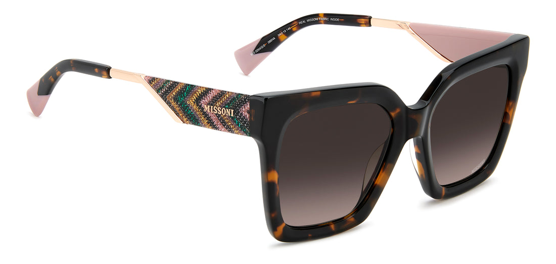 Gafas de sol missoni mis 0264/g/s 086 ha havana square femenino talla 54mm - Vista de detalle