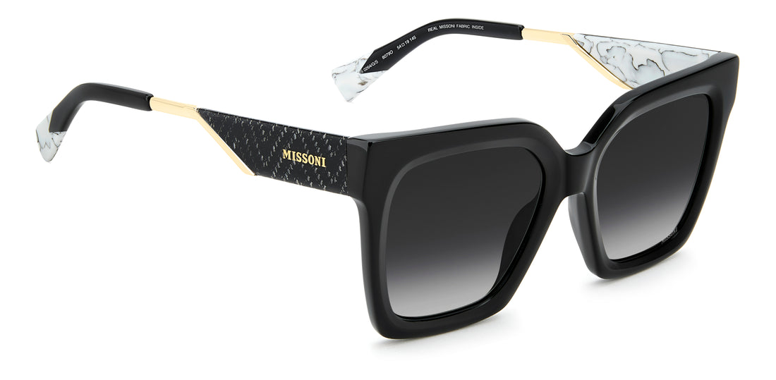 Gafas de sol missoni mis 0264/g/s 807 9o negro square femenino talla 54mm - Vista de detalle
