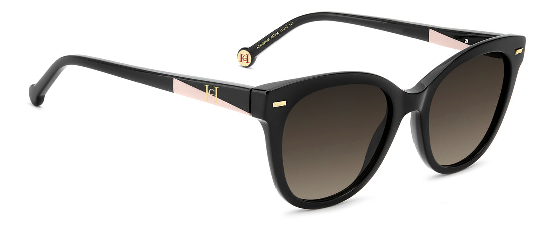 Gafas de sol carolina herrera her 0360/s 807 ha negro square femenino talla 53mm - Vista de detalle