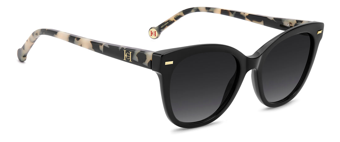 Gafas de sol carolina herrera her 0360/s tcb 9o negro square femenino talla 53mm - Vista de detalle