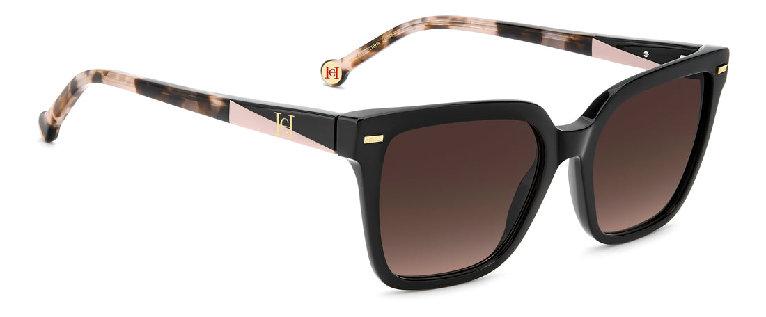 Gafas de sol carolina herrera her 0361/s 2tb ha negro square femenino talla 54mm - Vista de detalle