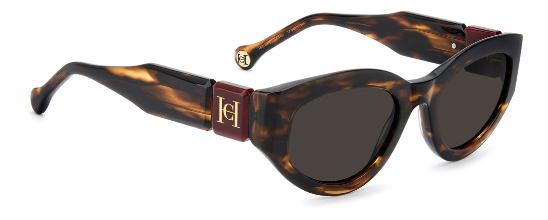 Gafas de sol carolina herrera her 0370/s ex4 ir marron oval femenino talla 52mm - Vista de detalle