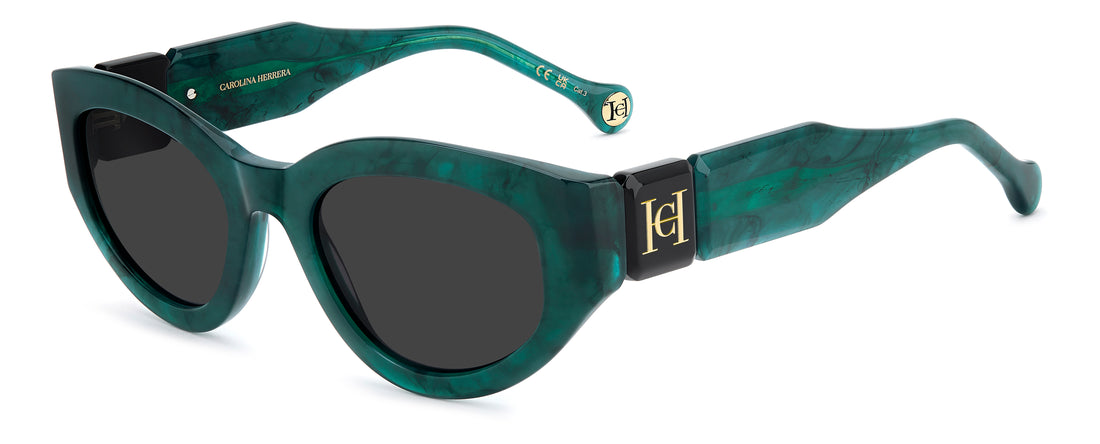 Gafas de sol carolina herrera her 0370/s uhp ir verde oval femenino talla 52mm - Vista principal