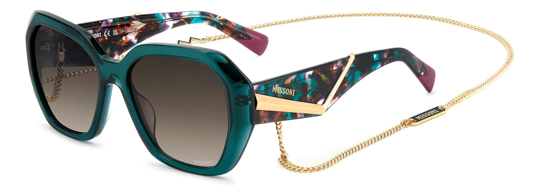 Gafas de sol missoni mis 0268/g/s zi9 ha verde square femenino talla 55mm - Vista principal