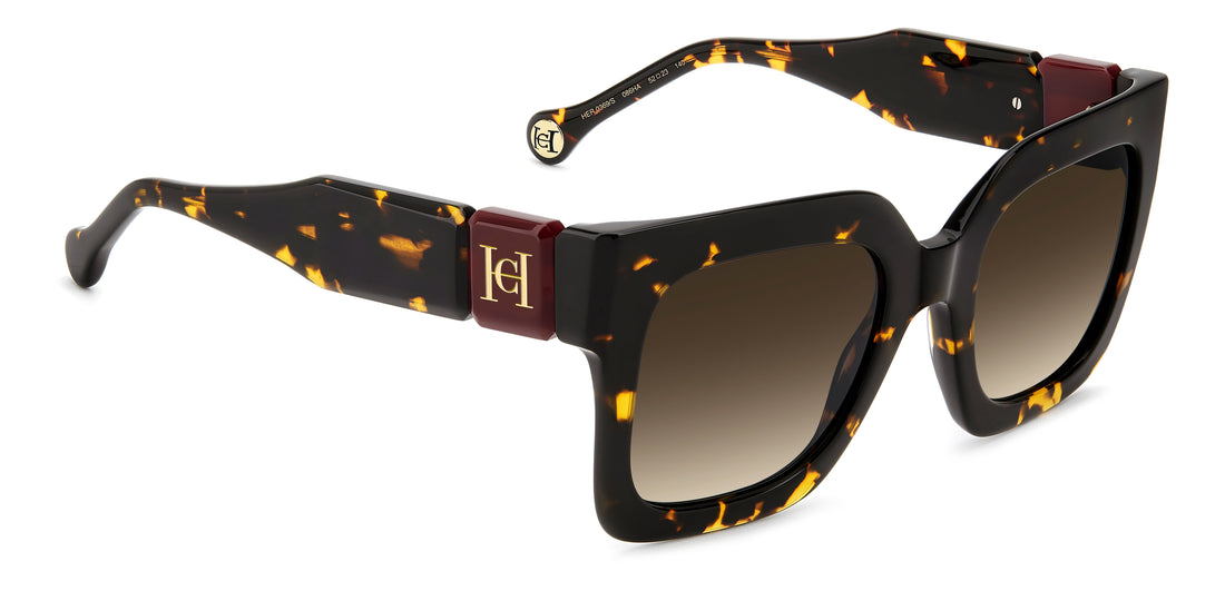 Gafas de sol carolina herrera her 0369/s 086 ha havana square femenino talla 52mm - Vista de detalle