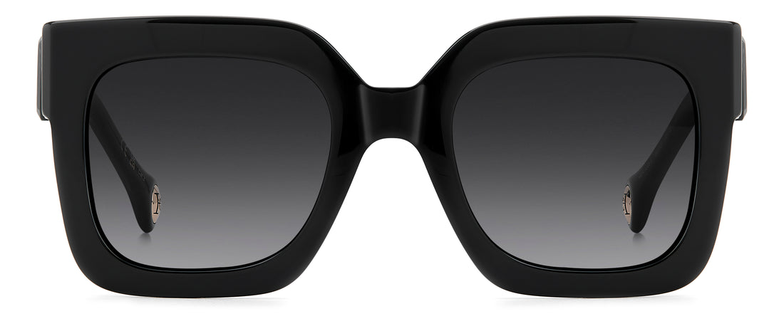 Gafas de sol carolina herrera her 0369/s 807 9o negro square femenino talla 52mm - Vista de detalle