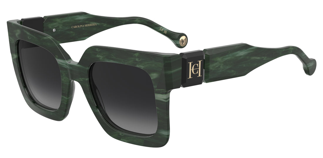 Gafas de sol carolina herrera her 0369/s jri 9o verde square femenino talla 52mm - Vista principal