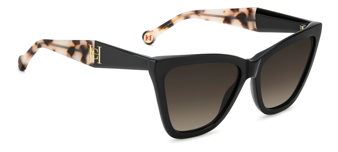 Gafas de sol carolina herrera her 0374/s 807 ha negro cat eye femenino talla 59mm - Vista de detalle