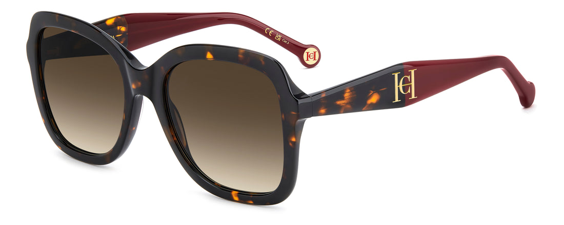 Occhiali da sole carolina herrera her 0373/s 086 ha havana square femenino taglia 56mm - Vista principale