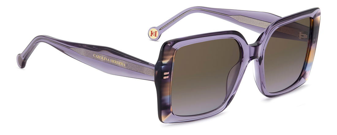 Sonnenbrillen carolina herrera her 0391/s 789 qr violeta rectangular femenino größe 54mm - Detailansicht