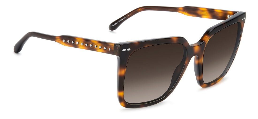 Óculos de sol isabel marant im 0256/s wr9 ha marron square femenino tamanho 56mm - Vista de detalhe