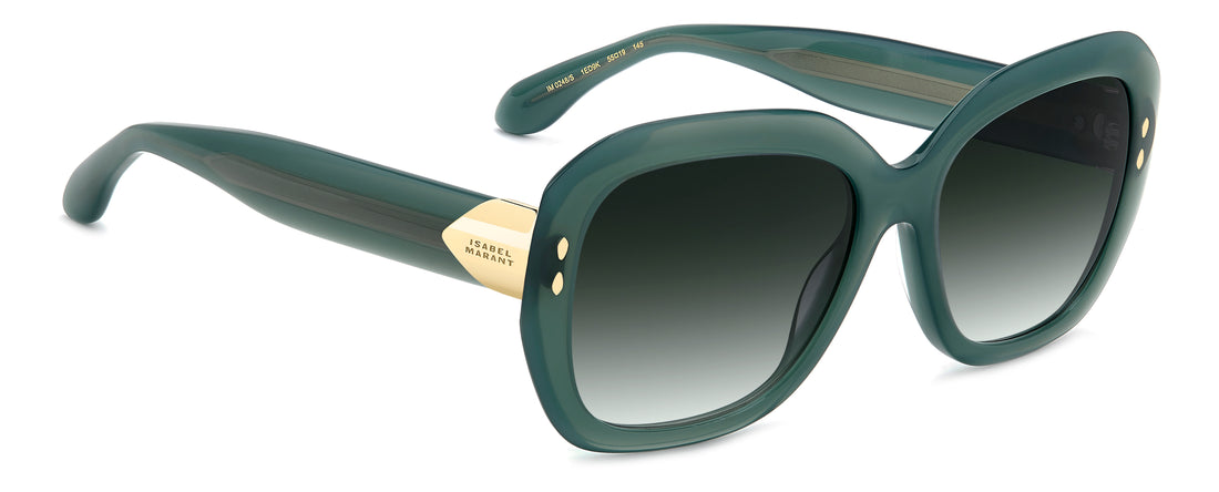 Occhiali da sole isabel marant im 0248/s 1ed 9k verde rectangular femenino taglia 55mm - Vista dettagliata