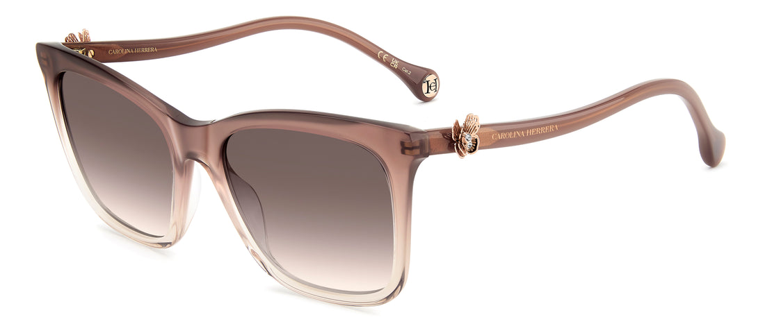 Gafas de sol carolina herrera her 0394/g/s fwm 3x beige rectangular femenino talla 55mm - Vista principal
