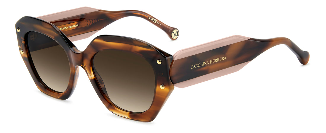 Gafas de sol carolina herrera her 0365/s ex4 ha marron square femenino talla 53mm - Vista principal
