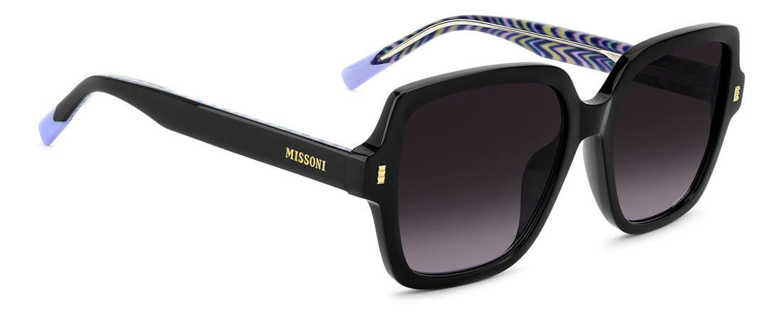 Gafas de sol missoni mis 0281/g/s qfu dg negro square femenino talla 54mm - Vista de detalle