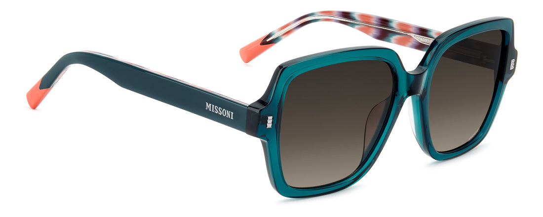 Gafas de sol missoni mis 0281/g/s zi9 ha verde square femenino talla 54mm - Vista de detalle