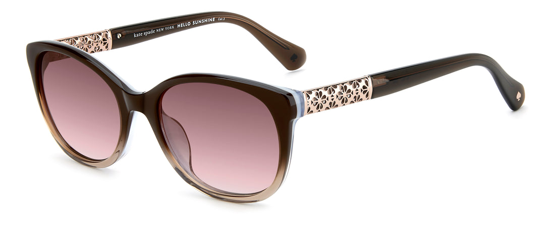 Sunglasses kate spade ks geneva 2/g/s 09q 3x marron oval femenino size 53mm - Main view
