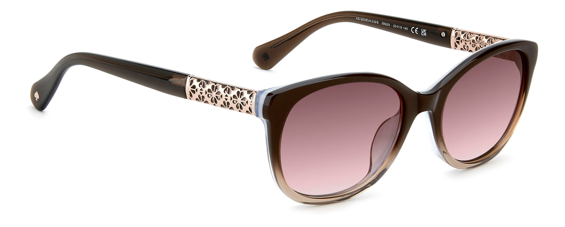 Sunglasses kate spade ks geneva 2/g/s 09q 3x marron oval femenino size 53mm - Detailed view