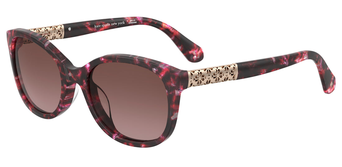 Sunglasses kate spade ks geneva 2/g/s 82u 3x burdeos oval femenino size 53mm - Main view